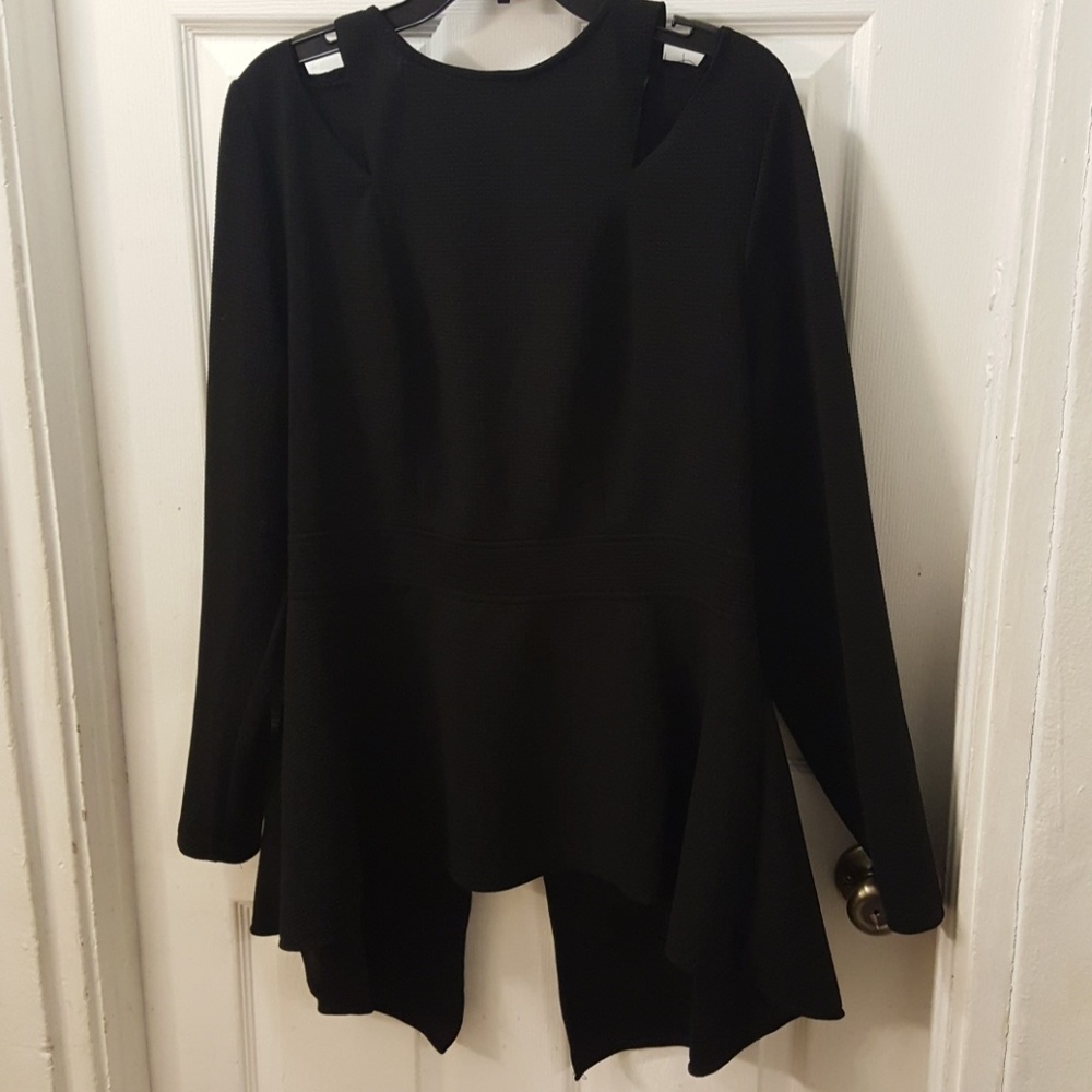 Ashley Stewart Peplum Top - Picture 2 of 3